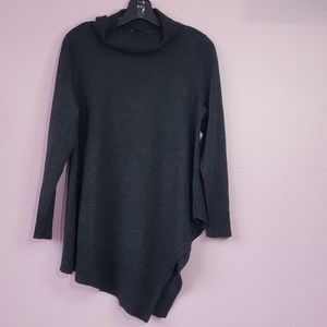 Eileen Fisher merino wool Turtle-neck tunic sweater / PM.